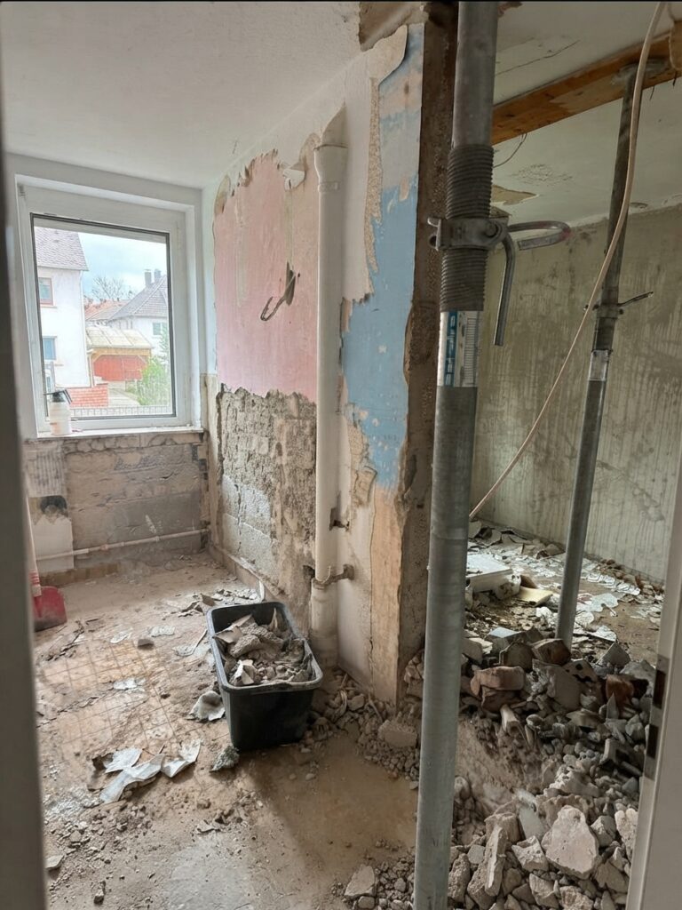 Abriss Badezimmer