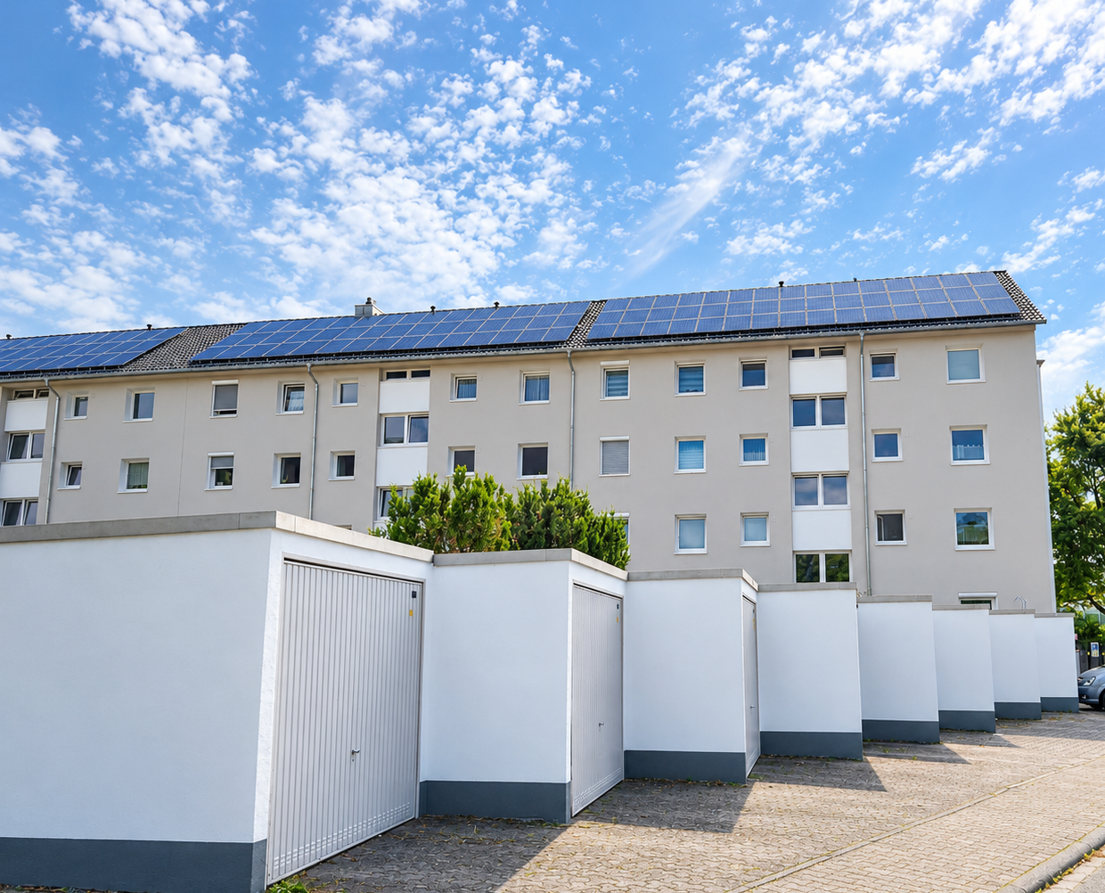 Wohngebäude in der Wiesbadener Straße in Bischofsheim